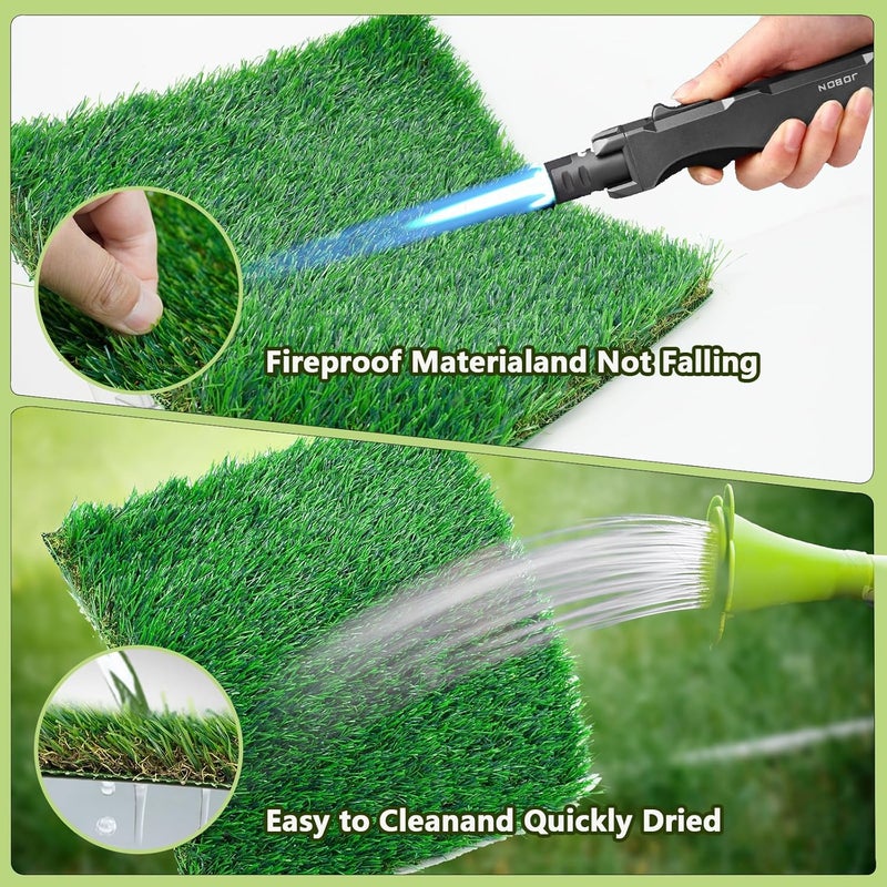 THREE ORANGES Chicken Nesting Box Pads, Washable Artificial Grass Nesting Pads Cuttable Chickens Nest Box Bedding Liners for Hen Coop Egg Duck Chicks Goose 12x12x1.35inch (8 Pack) - Image 4